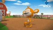 Shock Monkey GIF by Mola TV Kids