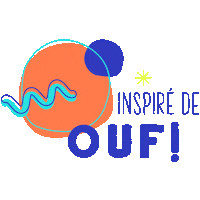Imagination Inspire Sticker by Pauline Vernet