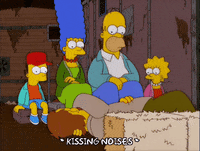 watching homer simpson GIF