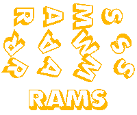 La Rams Football Sticker by Los Angeles Rams