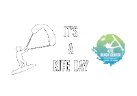 kiteBeachUAQ surf waves kitesurf kbc Sticker