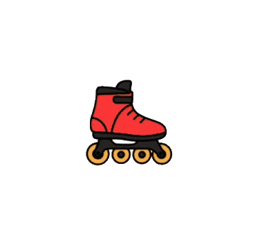 Roller Skating Sticker