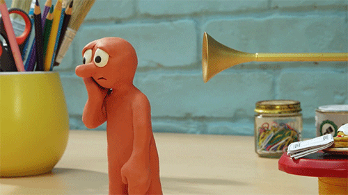 surprised wake up GIF by Aardman Animations