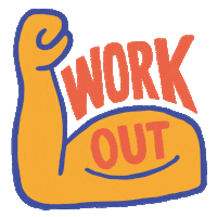 Workout Exercise Sticker