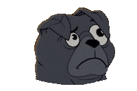omg scared Sticker