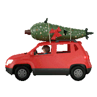 Driving Christmas Tree Sticker by PLAYMOBIL