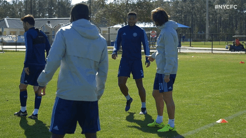 soccer laughing GIF by NYCFC