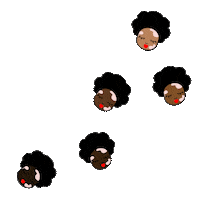 Mrshenriet blackgirl vitiligo afrogirl vitiligoblack Sticker