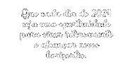 Frase Ano Novo Sticker by Atelier das Arteiras