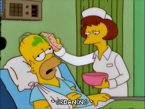 tired homer simpson GIF