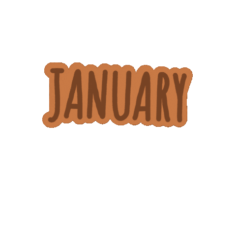 Month January Sticker