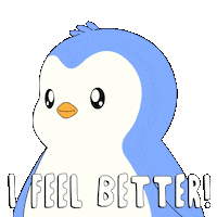 Heal Feeling Good Sticker by Pudgy Penguins