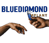 Dental Implant Bluediamond Sticker by MegaGen Implant