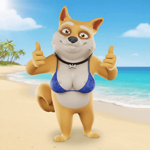 Happy Digital Art GIF by Doge Pound