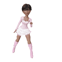 Girl Menina Bonita Sticker