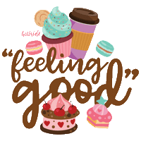 feel good hillside Sticker