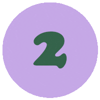 Typography Countdown Sticker