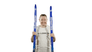 Happy Cross Country Skiing Sticker by Salomon