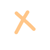 Pastel X Sticker