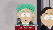 mayor mcdaniels talking GIF by South Park 