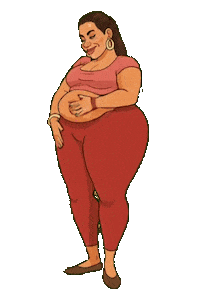 Bounce Belly Sticker by Noah Malloy