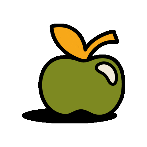 Green Apple Sticker by Maeve Chocolate