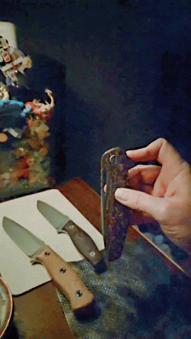 nilknarf1 folding knife flipper knife shirogorov knife slo-mo knife GIF