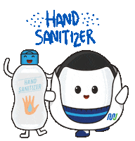 Handsanitizer Kereta Sticker by MRT Jakarta