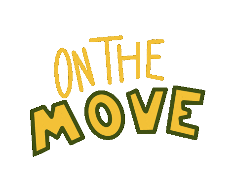 Moving On The Move Sticker