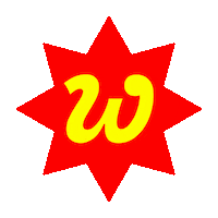 Star W Sticker