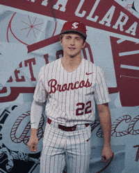 Bronco Baseball GIF by Santa Clara Broncos