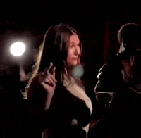 Hailey Baldwin Clock GIF