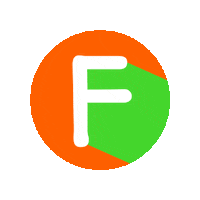Orange Abc Sticker