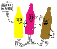 Bier Bierflasche Sticker by Unabhängige Privatbrauereien Österreichs
