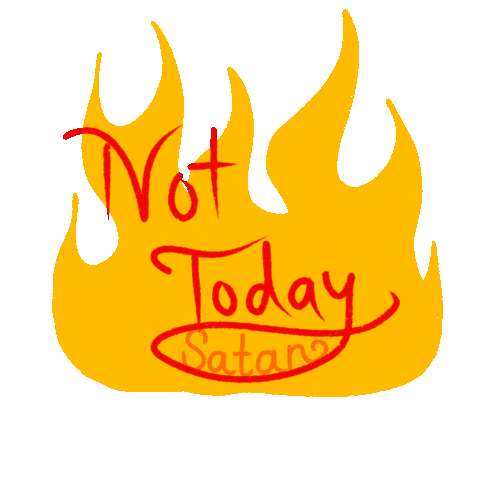 jexican fire dark bad hell Sticker