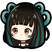 Girl Talking Sticker