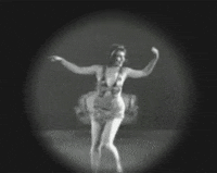 black and white dance GIF