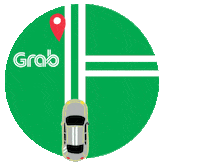 ride chat Sticker by Grab Indonesia
