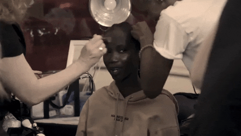 prettypeoplecentral giphygifmaker makeup model models GIF