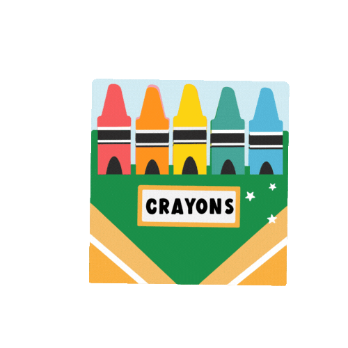 HappyDayPrintables back to school crayons crayola hdp Sticker