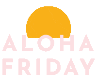 Friday Sunset Sticker by Leahlani Skincare