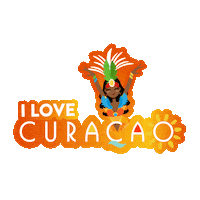 Beach Paradise Sticker by Curacao