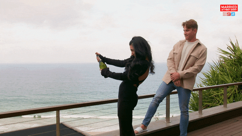 Pop Reaction GIF by Married At First Sight