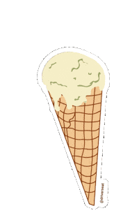 Sommer Gelato Sticker