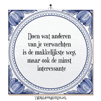 Humor Wijsheid Sticker by Tegelspreuken.nl