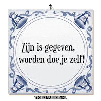 Verandering Vertrouwen Sticker by Tegelspreuken.nl