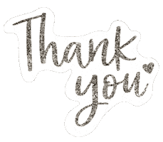 Heart Thank You Sticker