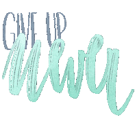 Lettering Give Sticker