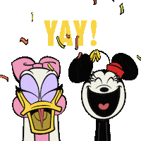 Happy Best Friends Sticker by Mickey Mouse