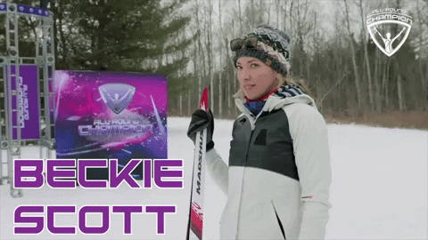 allroundchampiontv giphyupload winter skiing arc GIF